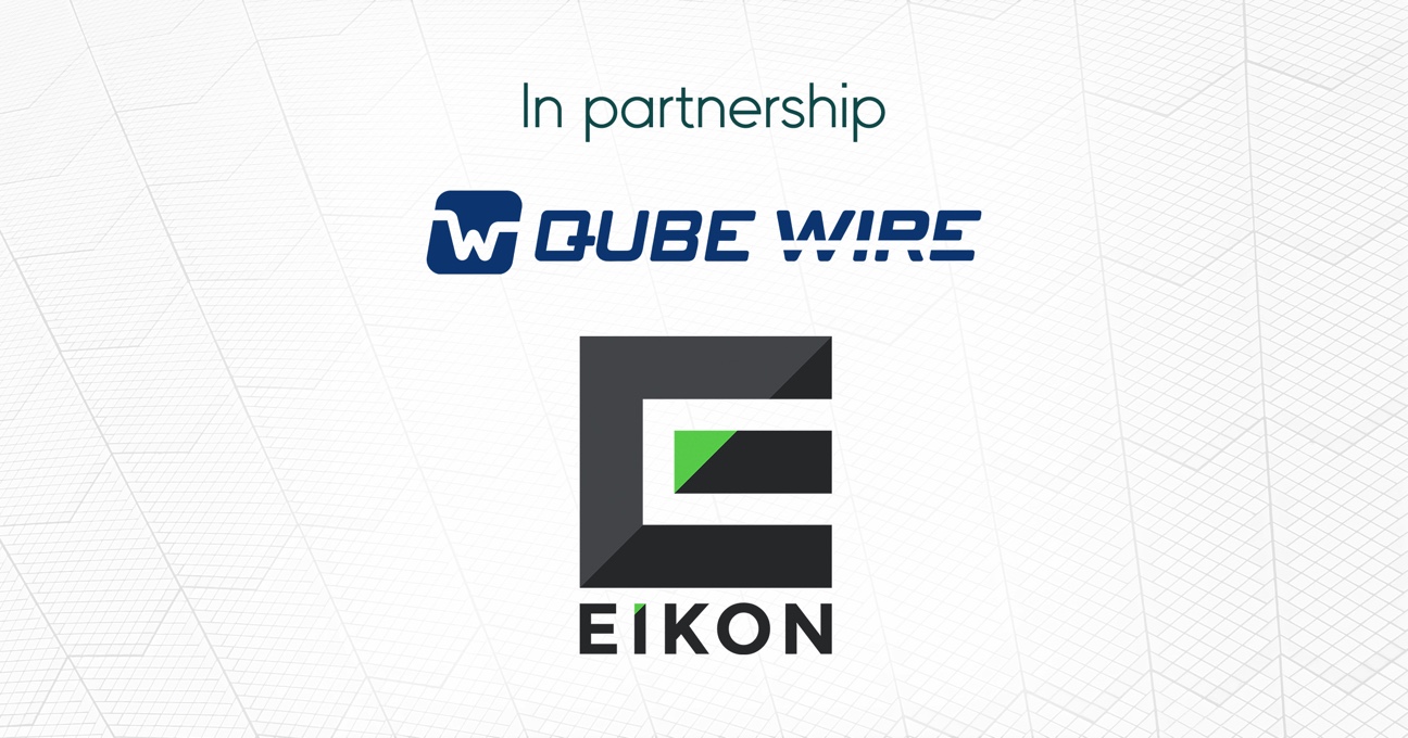 EIKON Group and Qube Wire partner to launch ‘Qube EIKON Distribution Services’ in Australia and NZ EIKON Group and Qube Wire partner to launch ‘Qube EIKON Distribution Services’ in Australia and NZ